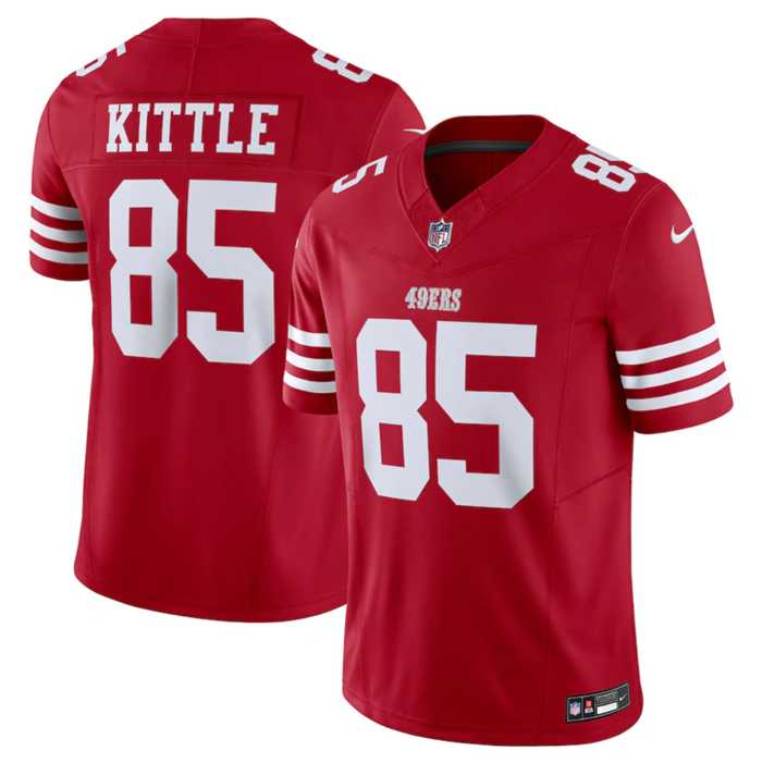 Men & Women & Youth San Francisco 49ers #85 George Kittle Red 2023 F.U.S.E. Vapor Untouchable Limited Stitched Football Jersey->san francisco 49ers->NFL Jersey
